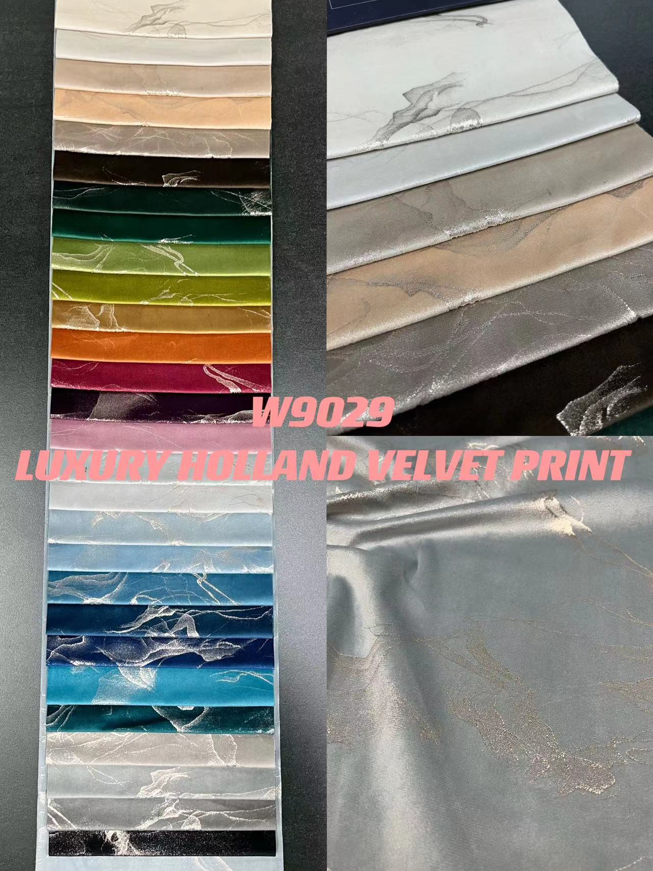 W9029 LUKSUZNI HOLLAND VELVET PRINT