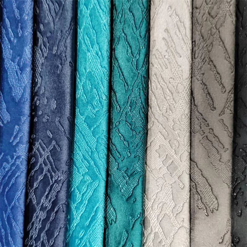 W9081+3D prešano cvjetno umjetničko nizozemsko baršunasto 3D reljefno platno za zavjese